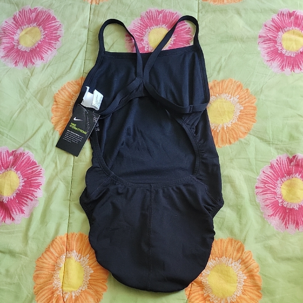 Nike Black One Piece Swimwear Athletic Design